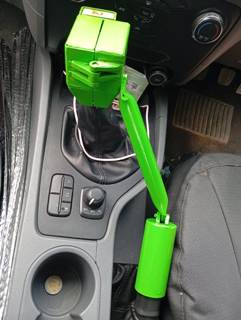 Gear lock installed in car