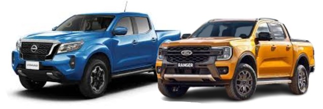 Nissan Navra and Ford Ranger bakkies