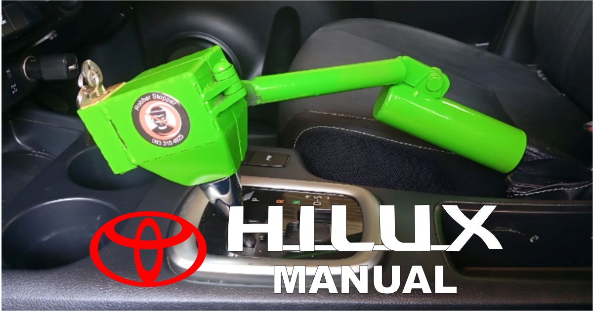 Robber Stopper™ Gear Lock for Toyota Hilux manual transmission